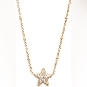 NWT Jae Pavé Cubic Zirconia Star Pendant Necklace